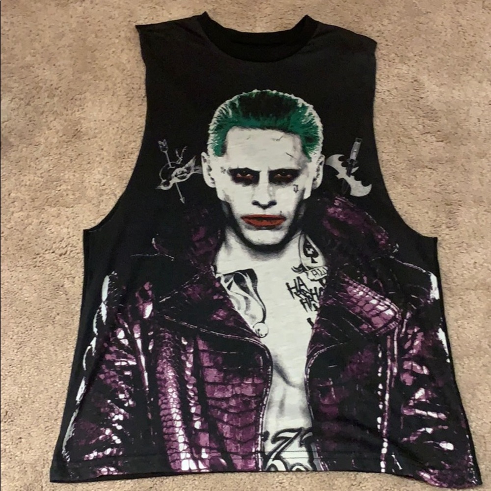 Joker Suicide squad muscle tee